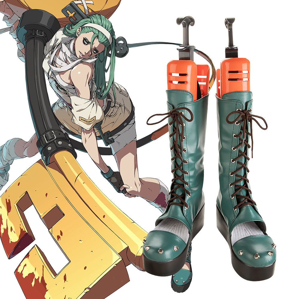 Guilty Gear -Strive- A.B.A Green Shoes Cosplay Boots Shoes/Boots - Tophatter Daily Deals